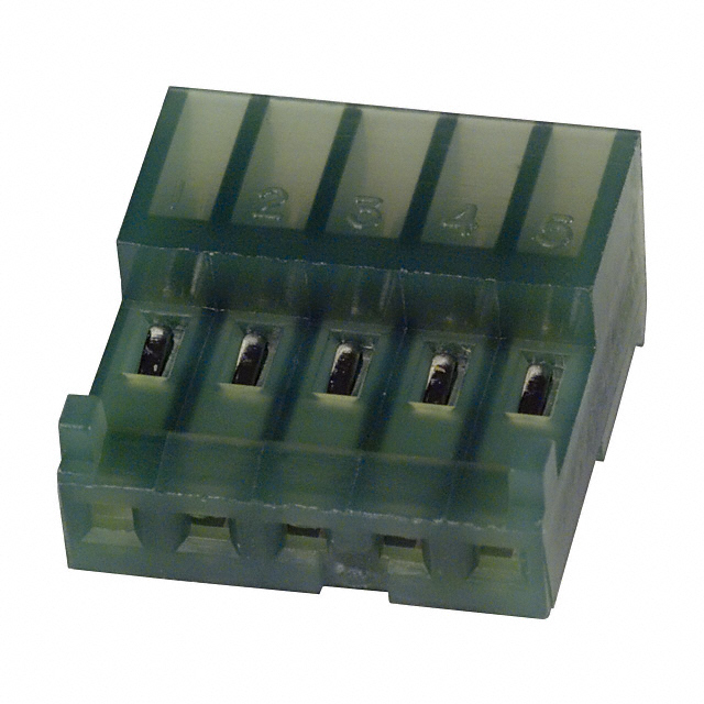 5 Position Rectangular Receptacle Connector IDC Tin-Lead 28 AWG